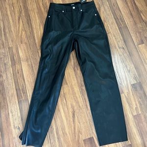 Express leather pants NWT 8s